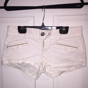 White Stretchy Shorts